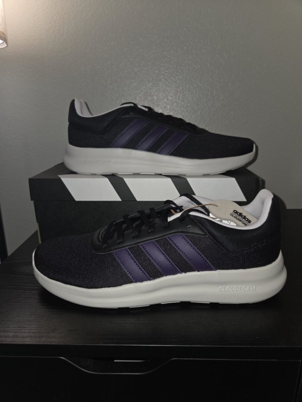 Adidas Lite Racer 4.0 Cloudfoam Shoes Men's 12 BNIB